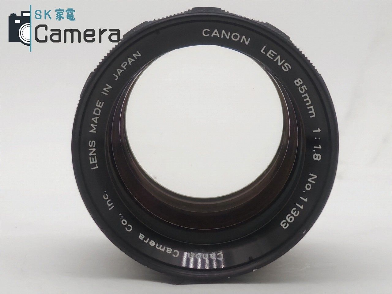 Canon - 【中古】 Canon LENS 85ｍｍ F1.8 L39 2024年 8月清掃 キャノン キャップ付 キヤノン Lマウント 中古】 Canon LENS 85mm F1.8 L39 2024年 8月清掃 キャノン