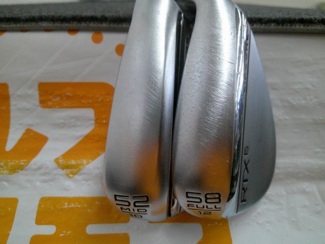 クリーブランドRTX-6.ZIPCORE 52 & 58 MID10 2本セット 中古 ウェッジ