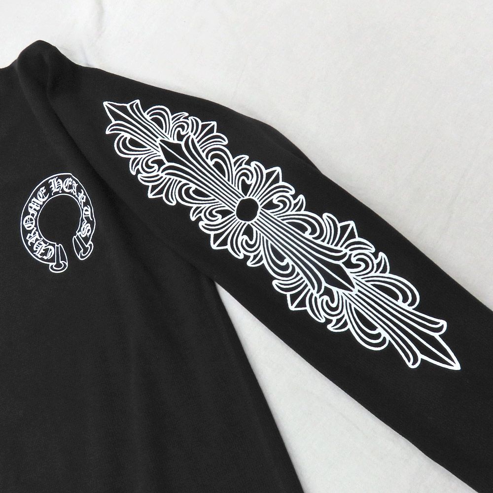 名古屋】クロムハーツ サーマル ロングスリーブ Tシャツ ブラック XL