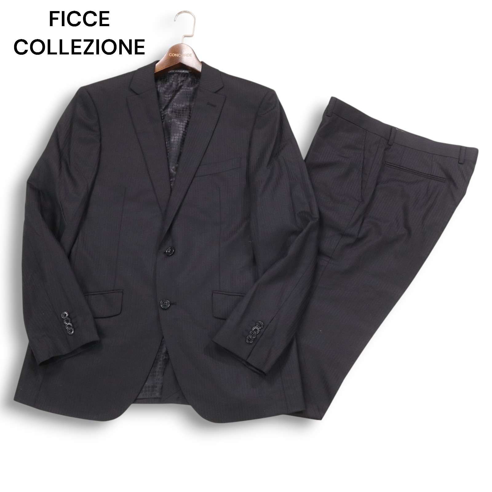 【専用】スーツ（フィッチェコレツィオーネ・ FICCE COLLEZIONE） スーツ メンズ 秋冬春 スリーピース 3つボタン フィッチェ