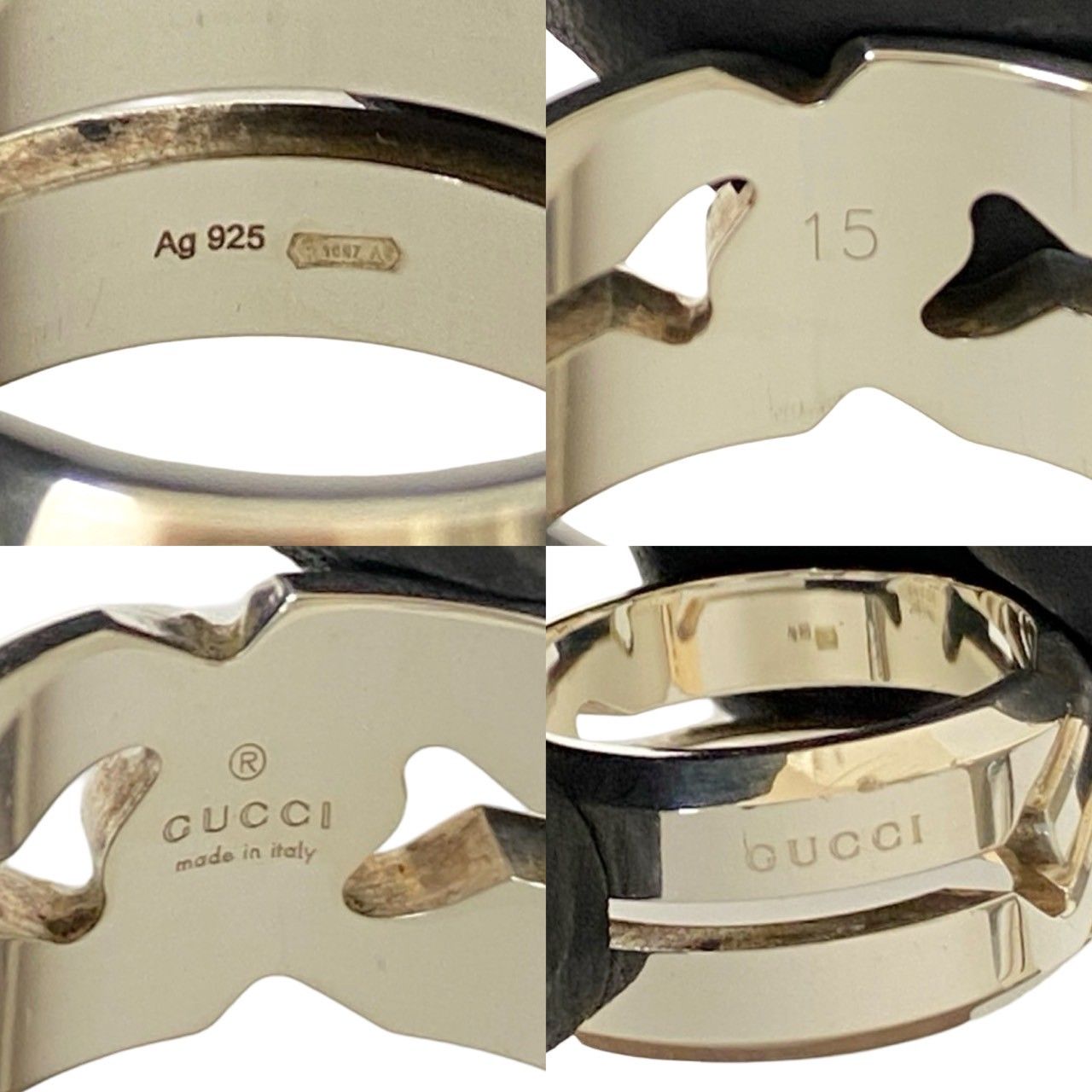 極 美品 希少品 GUCCI グッチ ノット インフィニティ リング