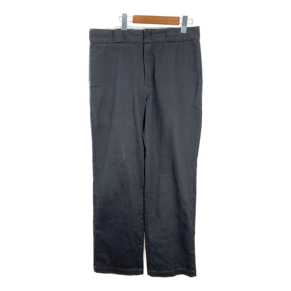 Dickies ディッキーズ 874 ワーク パンツ ブラック (メンズ W34 L32) 中古 古着 R4197