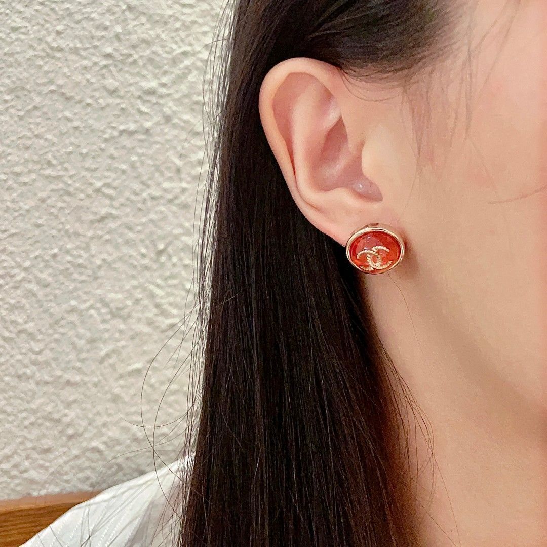 CHANEL ヴィンテージ　イヤリング CHANEL(シャネル) 70's coco mark rhinestone earrings ココ