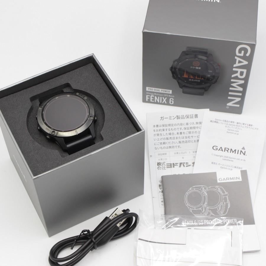 Garmin fenix 6 Pro Dual Power Slate Gray DLC Black 010 02410 45 スマートウォッチ ガーミン 本体