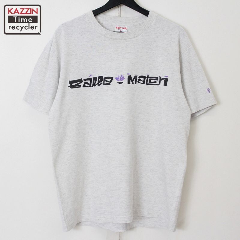 90s USA製 vintage Balle de Match テニス プリント 半袖Ｔシャツ メンズ 表記Lサイズ