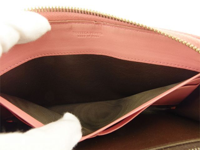 ボッテガ ヴェネタ 長財布 ラウンドファスナー 財布 レディース