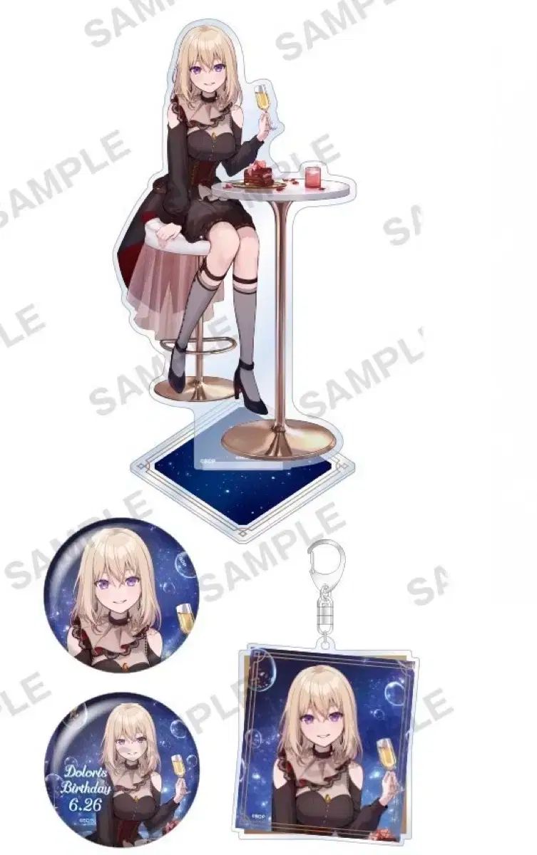 未開封 バンドリ！ ガールズバンドパーティ！(バンドリ) エイブ・ムジカ ドロレス ウイカ 誕生日 センイル グッズ セット
