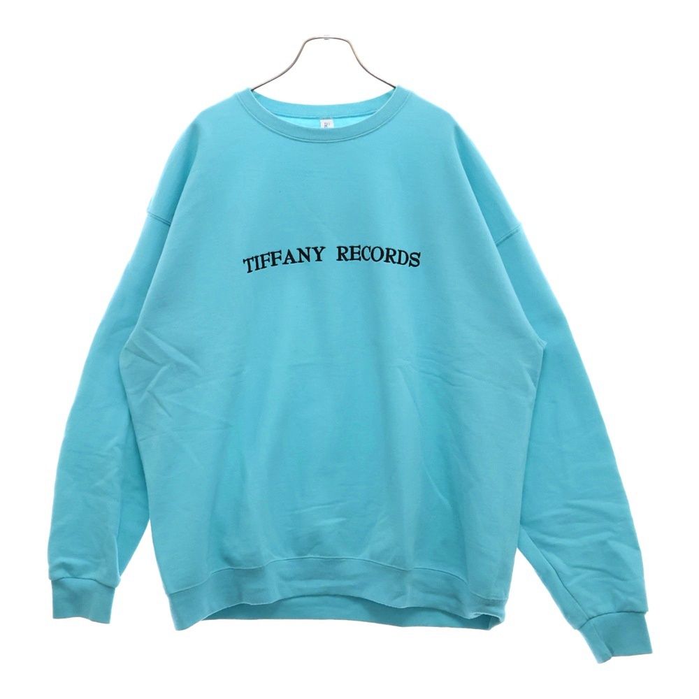 WACKO MARIA (ワコマリア) ×TIFFANY RECORDS REW NECK SWEAT SHIRT ティファニーレコーズ クルーネック スウェット トレーナー スカイブルー