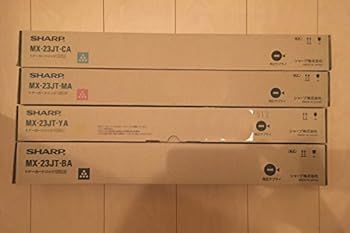 MX-23JT　カラー4色セット　SHARP　MX-2310F用/MX-3111F用/MX-2514FN用/MX-3114FN用　　国内純正トナー