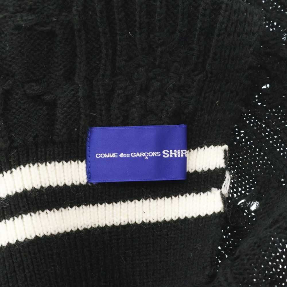 COMME des GARCONS SHIRTS ニットマフラー コムデギャルソンCDG ニット・ストール（マフラー
