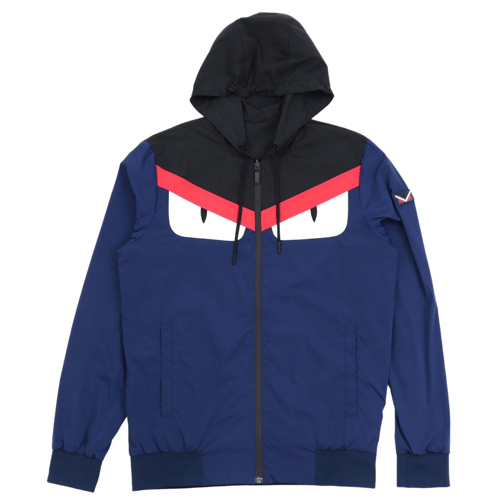 【美品】FENDI フェンディ モンスター ナイロンジャケット サイズ46 美品 フェンディ モンスター リバーシブル ナイロンジャケット