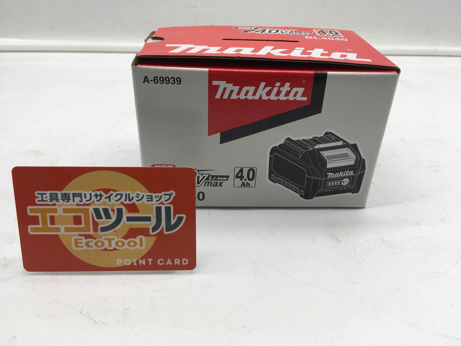 【領収書発行可】Makita/マキタ 40vmax 4.0Ahバッテリー BL4040 [ITF2ZS2A8Z3C][エコツール岡崎インター店]