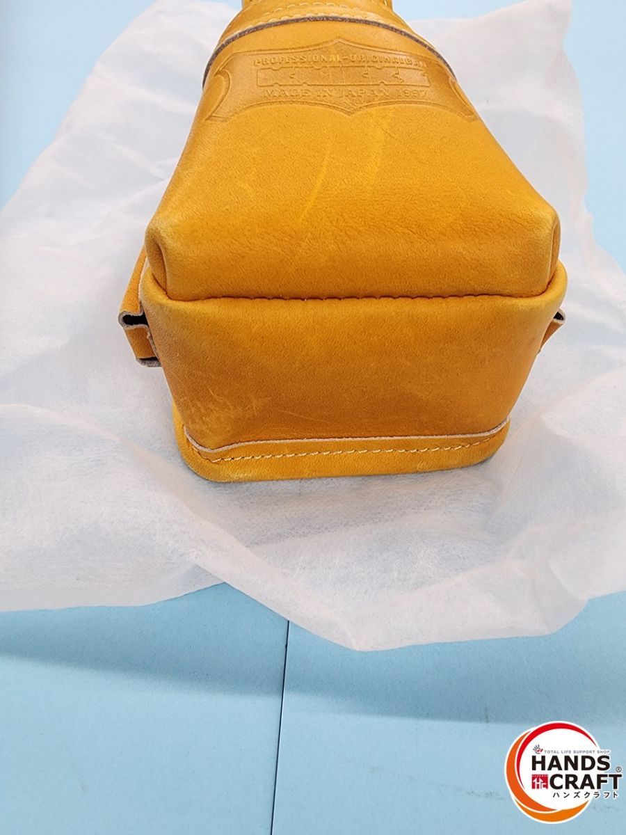 ♭ 品 KNICKS ニックス 最 硬式グローブ革小物袋 キャメル 熊本けやき通り店