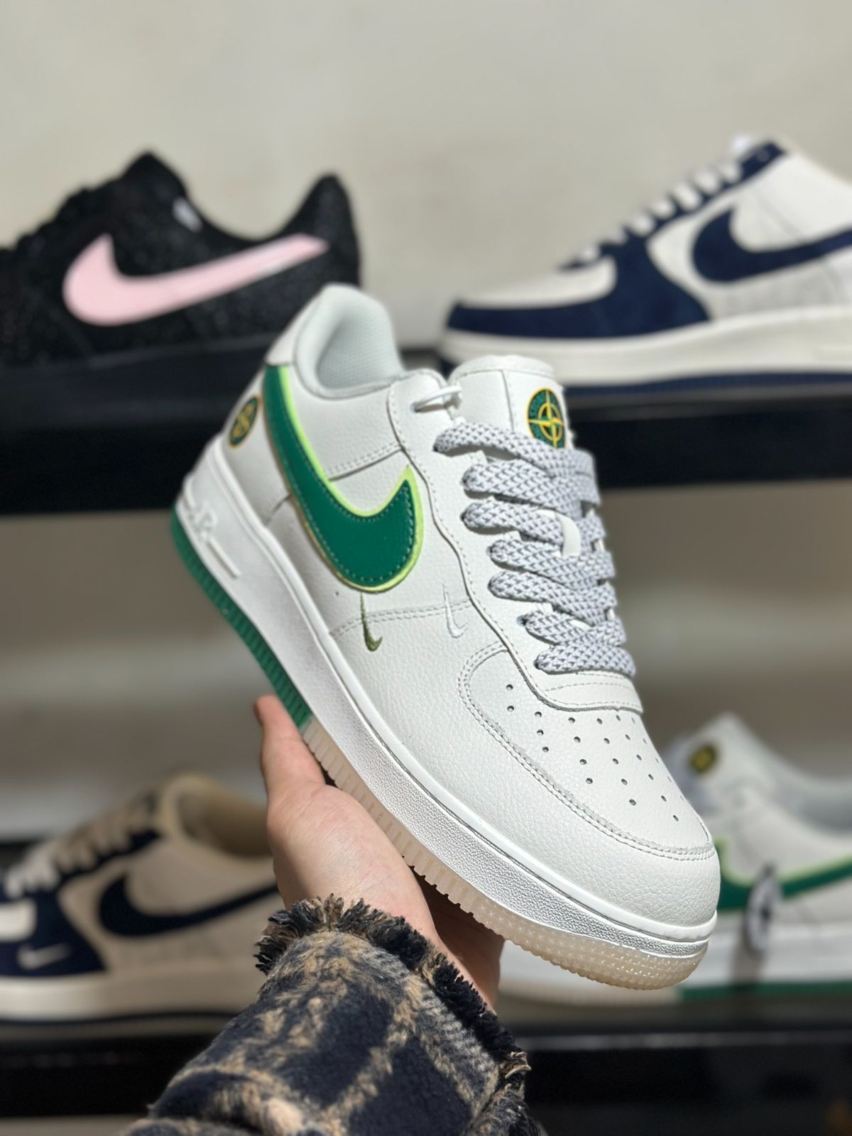 NIKE Air Force1 Low X Stone Island並行輸入品