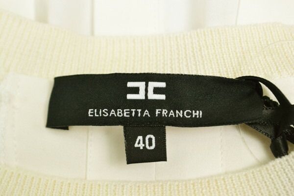 エリザベッタフランキ 90%OFF 新品 エリザベッタフランキ ELISABETTA FRANCH ニット 40