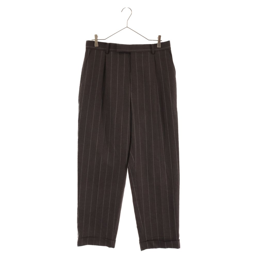 WACKO MARIA (ワコマリア) 23AW DORMEUIL GLITTER PLEATED TROUSERS 