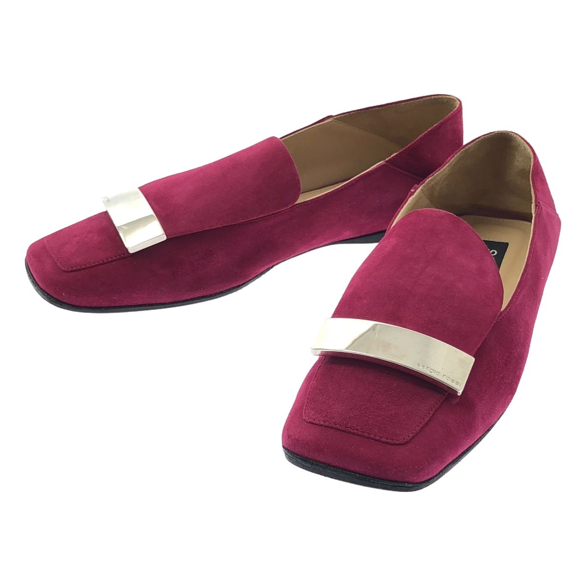 SALE｜Sergio Rossi sr1 Slipper メタルプレートスリッパー