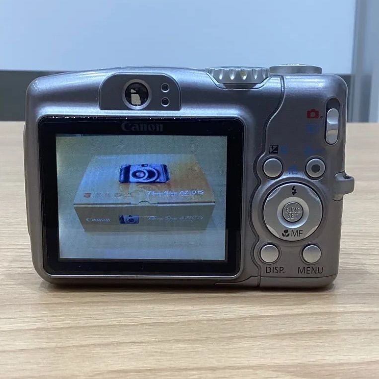 KA653】Canon PowerShot A710 IS 稼働確認済 付属品あり
