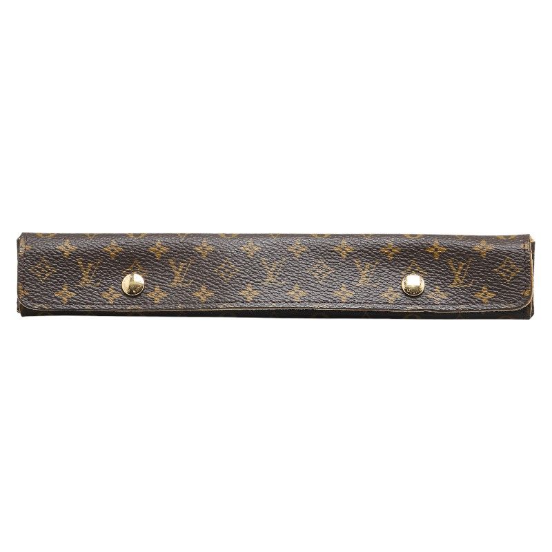 ルイ ヴィトン モノグラム ネックレスケース ジュエリーケース ブラウン PVC レザー レディース LOUIS VUITTON 1-0202558