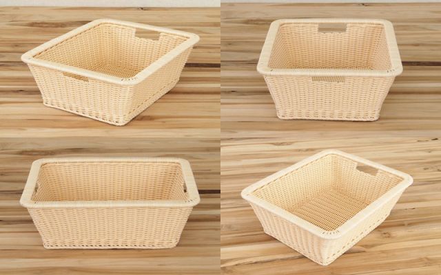 丸洗いできる脱衣カゴ