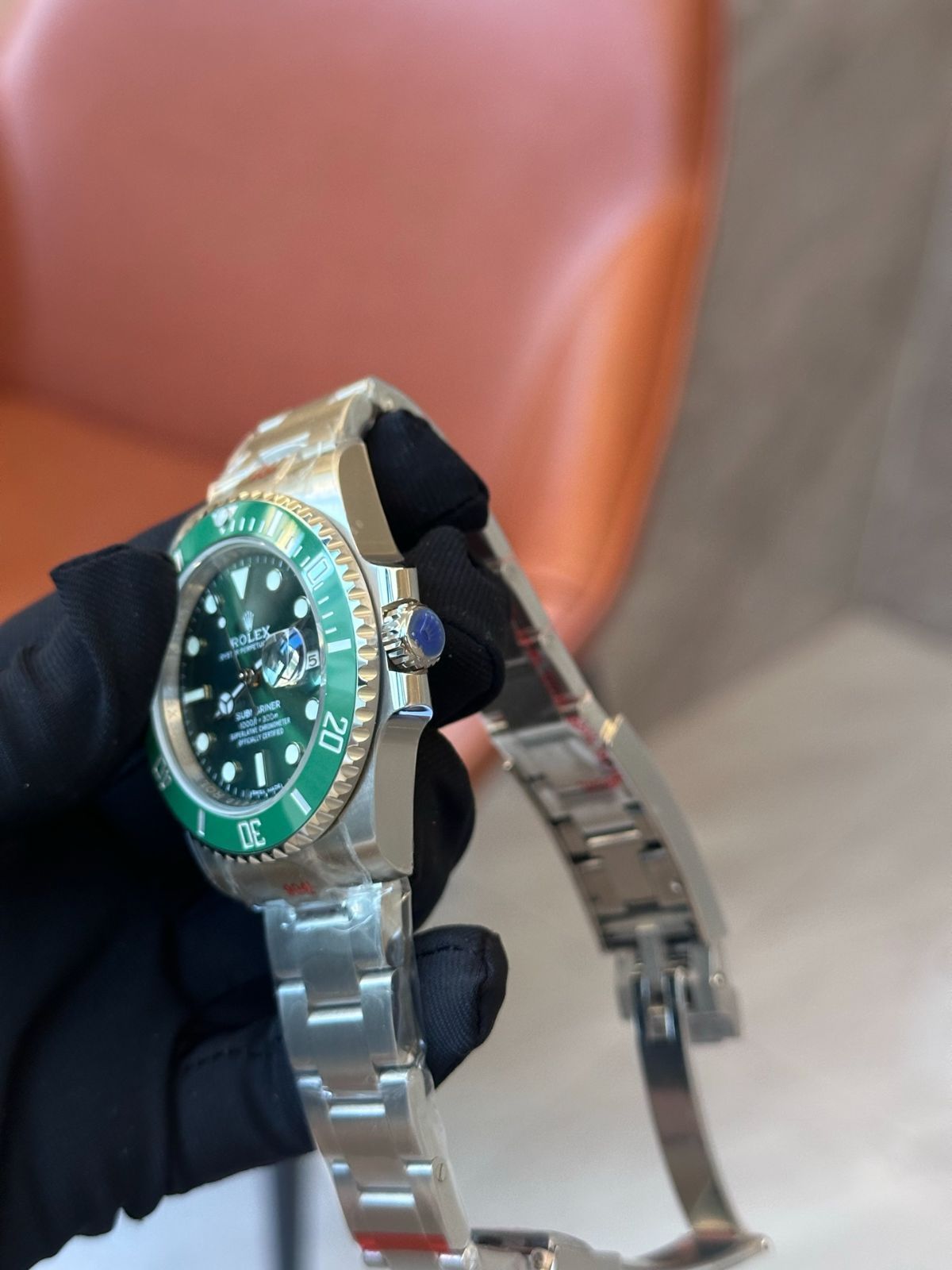 ROLEX スタイル サブマリーナー グリーンダイヤル - 904L鋼