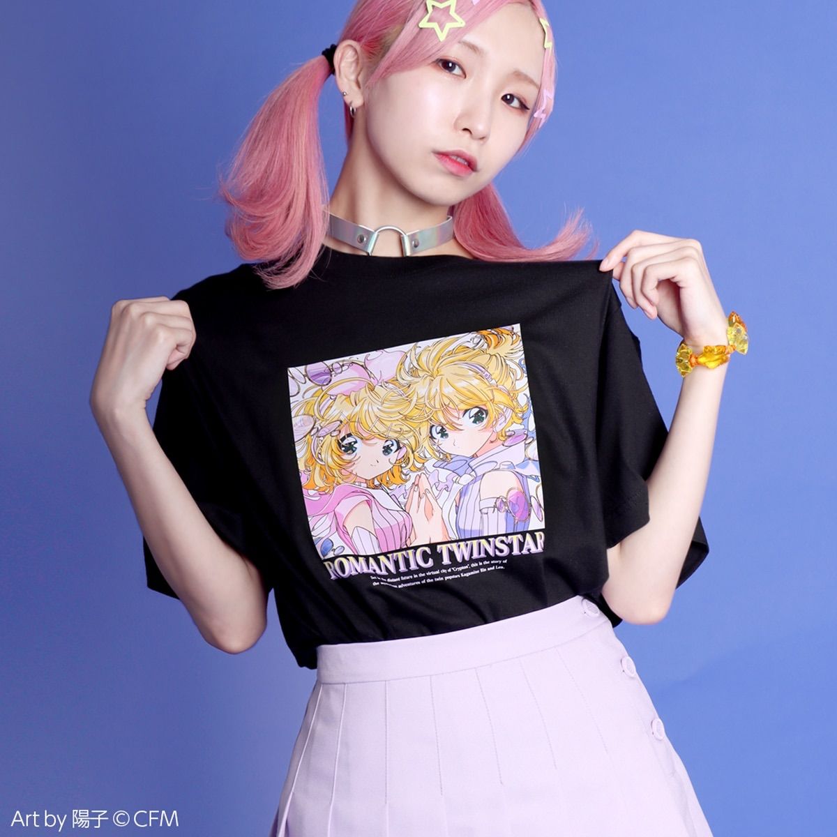 鏡音リン・レン ロマンティックツインスター Tシャツ