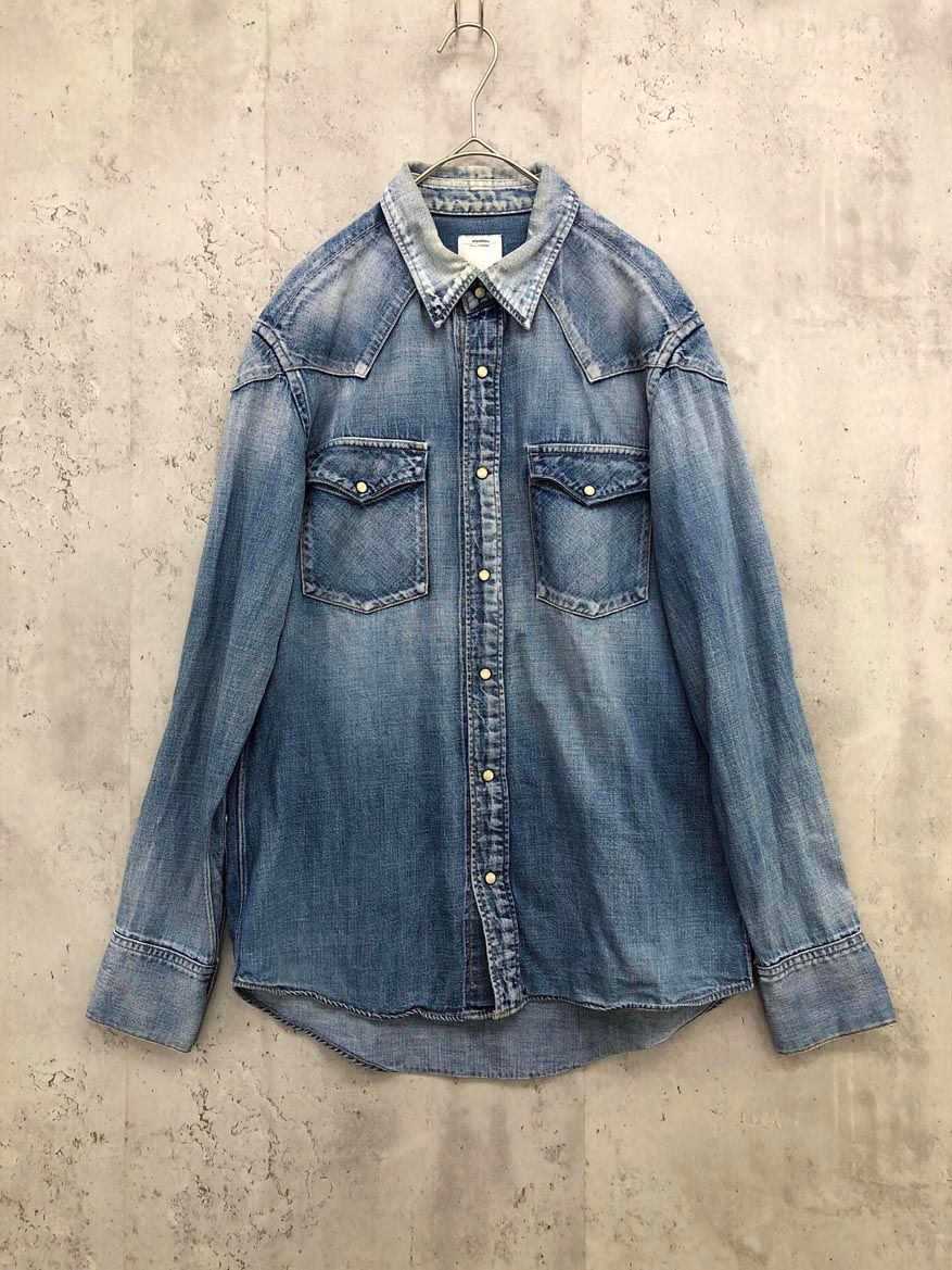 visvim ビズビム 日本製 ソーシャル スカルプチャー 長袖デニム