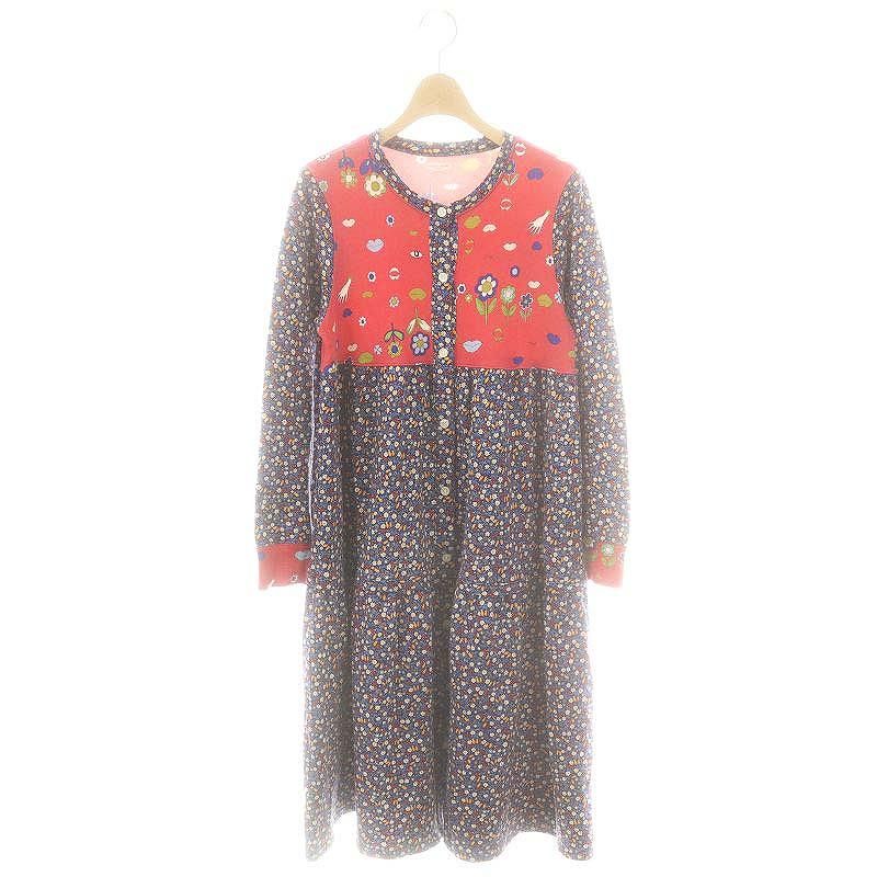 23ss＊ツモリチサト 花柄モチーフ ワンピース 2 日本製 23ss＊ツモリチサト 花柄モチーフ ワンピース 2 日本製 TSUMORI