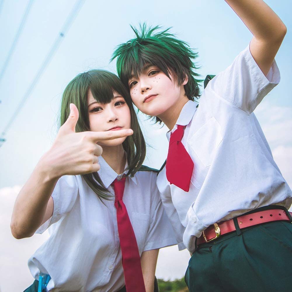 僕のヒーローアカデミア 緑谷出久 コスプレ ウィッグ みどりやいずく コスプレ My Hero Academia コスプレ 仮装ウィッグ 耐熱ウィング  かつら カツラ コスチューム用小物 ハロウィン クリスマス 文化祭 ウィッグネット付き - メルカリ