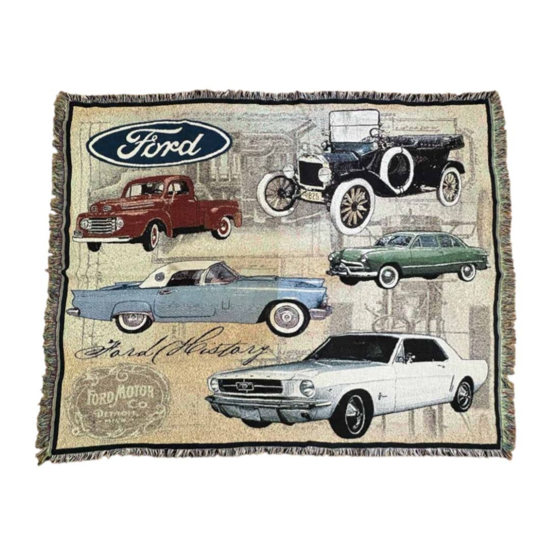 vintageラグ カーペット フォード 企業ロゴ レトロカー 1960 vintageラグ カーペット フォード 企業ロゴ レトロカー 1960 - メルカリ