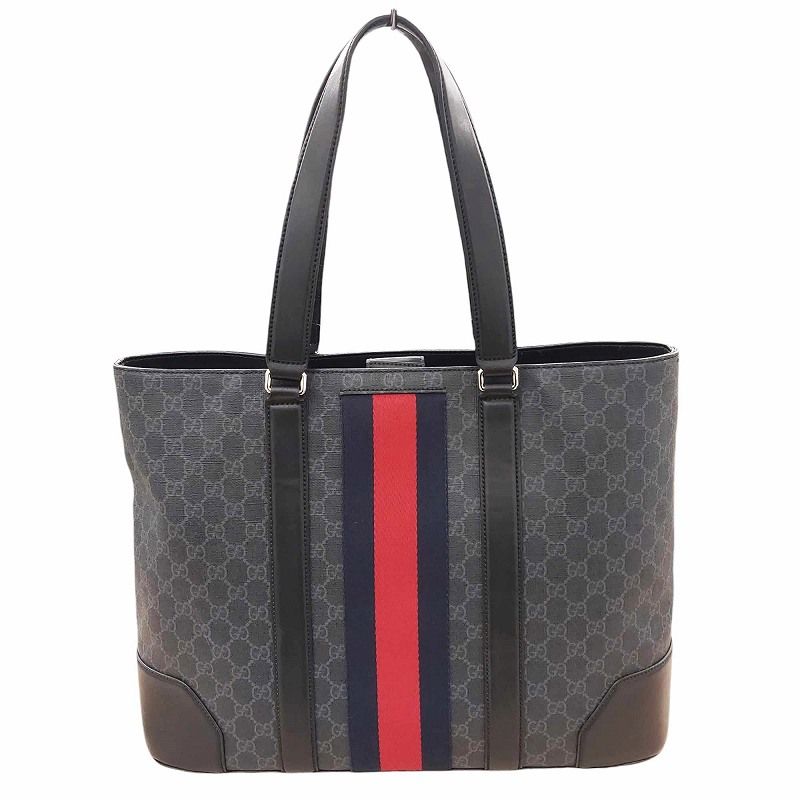グッチ GUCCI GGスプリーム シェリーライン トートバッグ