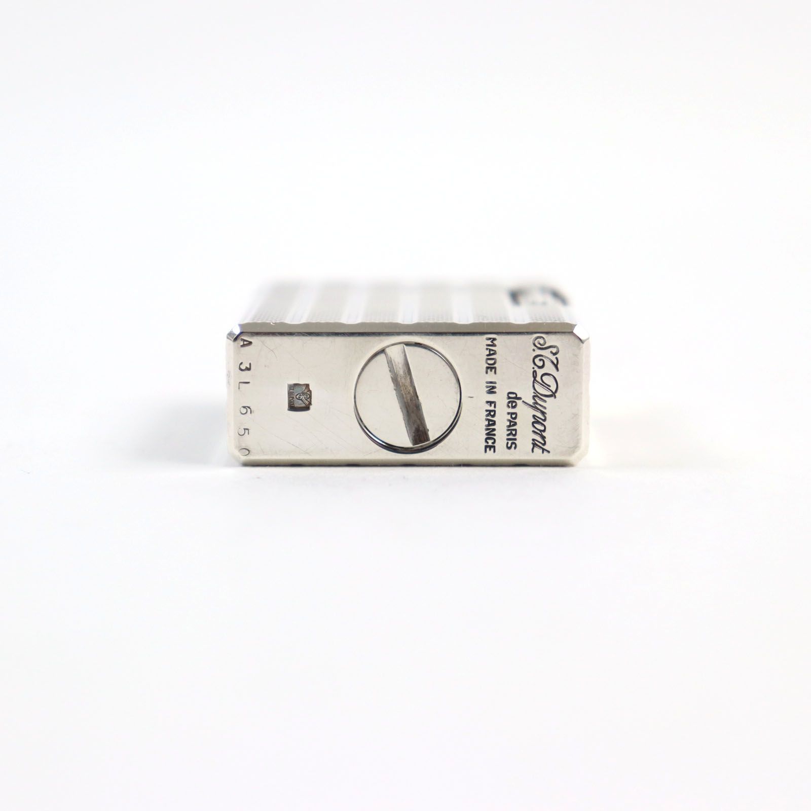 外装極美品○Dupont デュポン ライン1 ショート ダイヤ柄 スクエア  