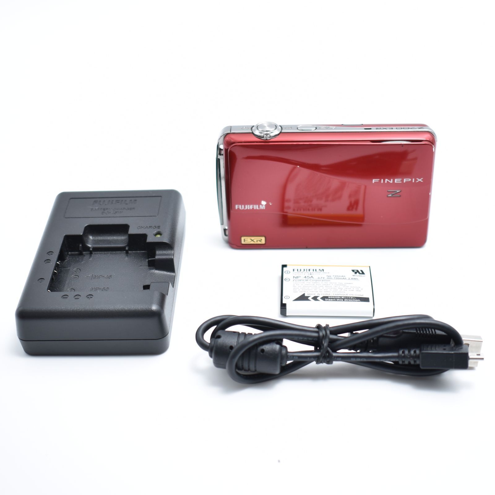 FUJIFILM デジタルカメラ FinePix Z700EXR レッド FX-Z700EXR R B#4448