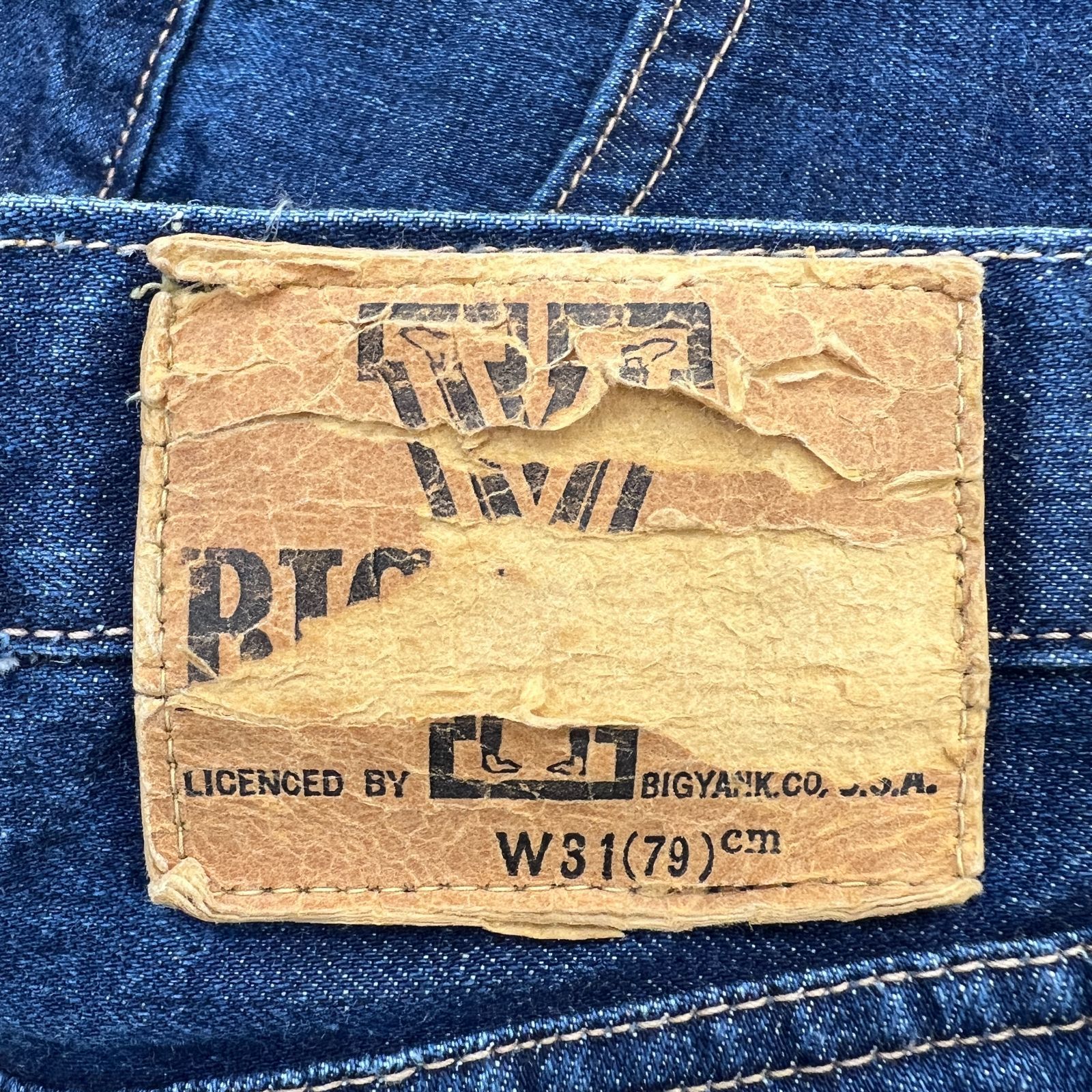 70s BIG YANK ビッグヤンク ペインター ワーク ロガー パンツ 70s 70年代 ビッグヤンク 白 ホワイト アイボリー ワークパンツ