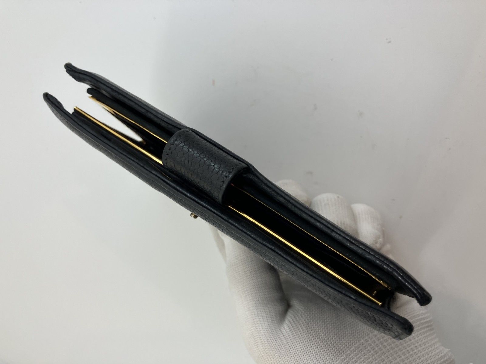 シャネル キャビアスキン 長財布 ココマーク ブラック 4番台 4456605 シール有 送料無料 シャネル キャビアスキン 長財布 ココマーク ブラック 4番台 4456605