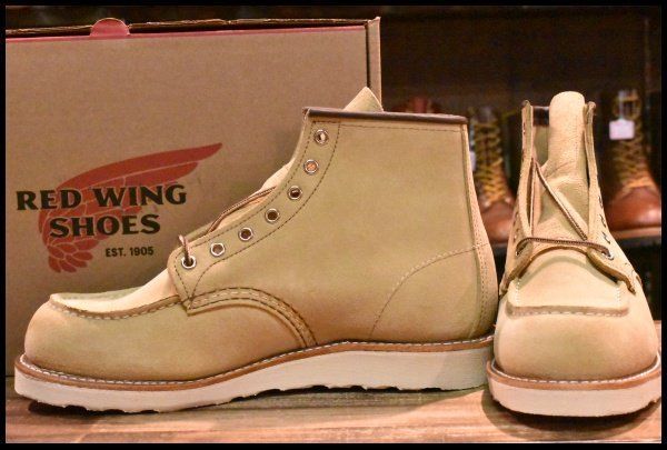 【9.5D 箱付 未使用 24年】レッドウィング 8833 スエード アイリッシュセッター ホーソーン ラフアウト ブーツ redwing HOPESMORE【EJ642】