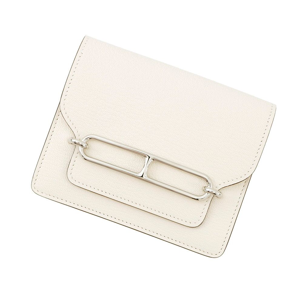 エルメス 財布 ロウリス ルリ スリム ナタ|シルバー金具 シェブルミゾル W刻印 HERMES 財布