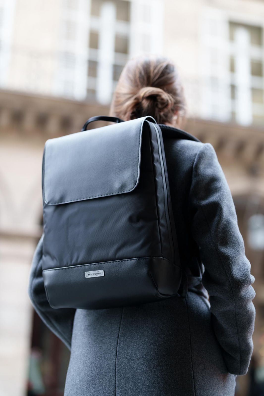 モレスキン リュック 15インチPC収納 ビジネスリュック ET76UDBVBK ブラック クラシックバーチカルデバイスバッグ