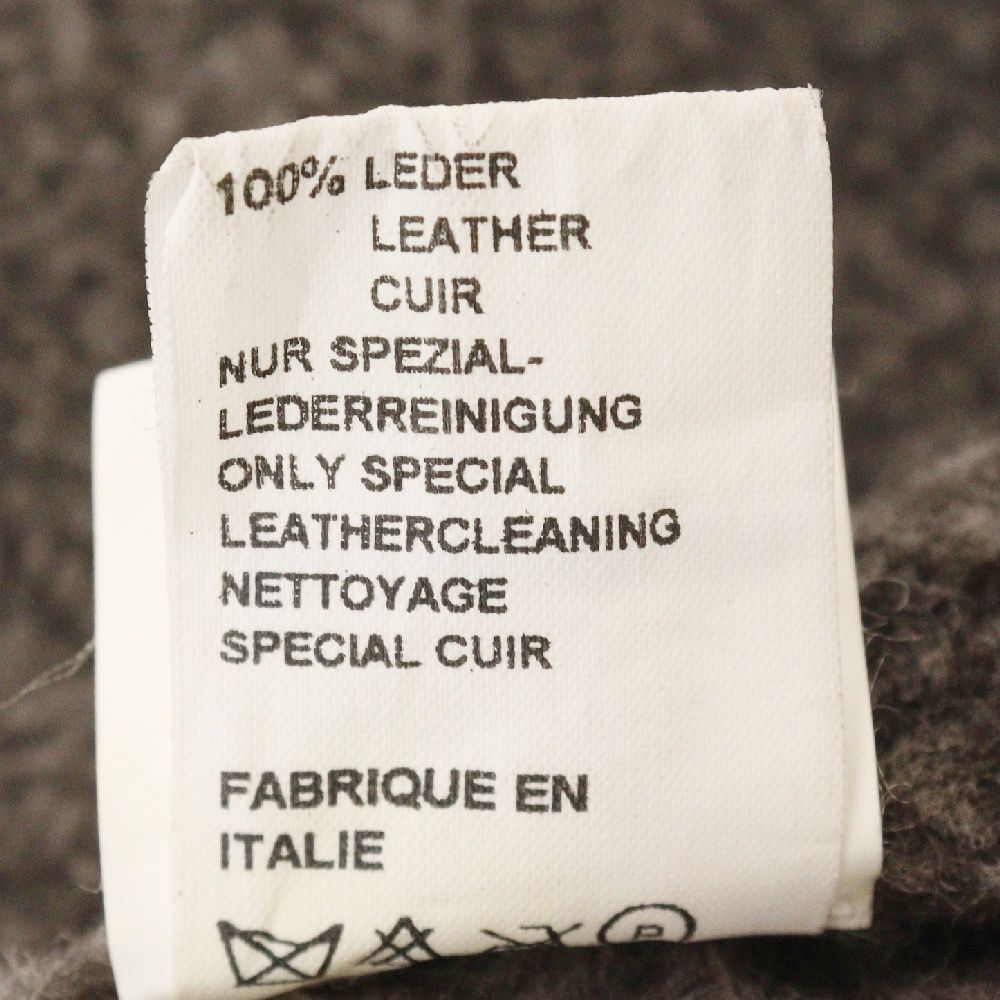 JIL SANDER (ジルサンダー) 内ボア レザー ムートン ロングコート