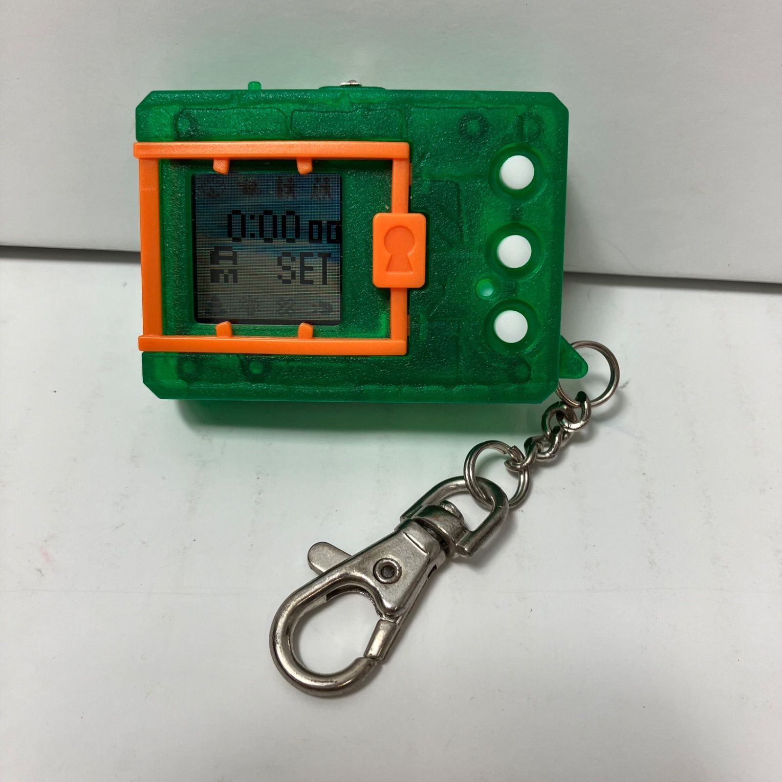 希少 レア 美品！　デジタルモンスター ver5　クリアグリーン 動作正常】デジタルモンスター ver.5 クリアグリーン 当時物