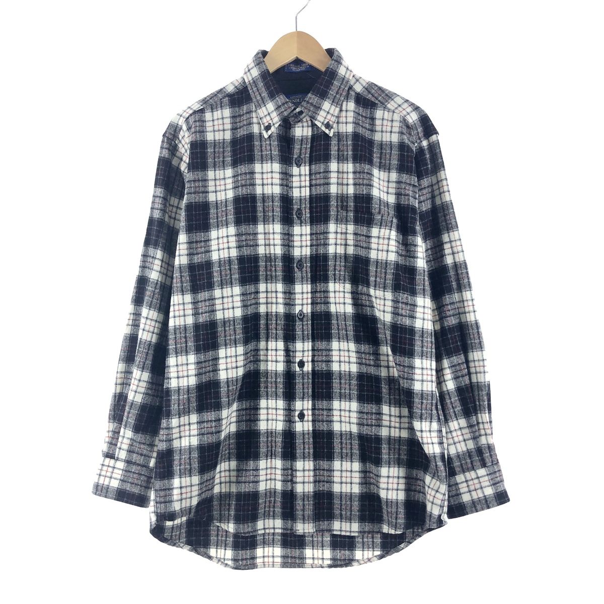 古着 ペンドルトン PENDLETON FIRESIDE SHIRT タータンチェック ウールボタンダウンシャツ メンズL/eaa370662