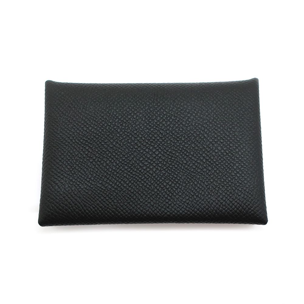 【新品未使用】HERMES エルメス カルヴィ 黒 カードケース ノワール カルヴィ カードケース ノワール ブラック 黒[] Calvi Card Case