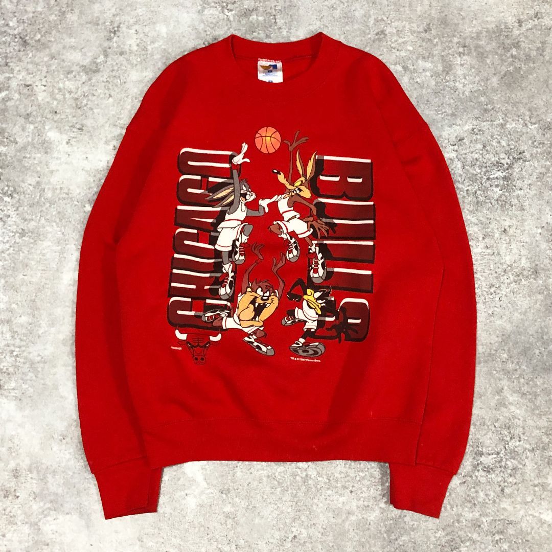 特別コラボアイテム」 90s CHICAGO BULLS ブルズ NBA 半袖 スウェット