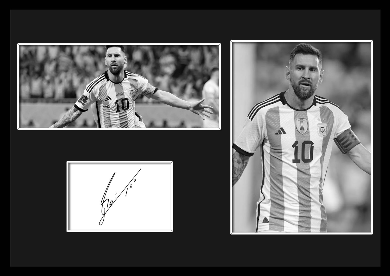 Lionel Messi/リオネル・メッシ/サインプリント証明書付き