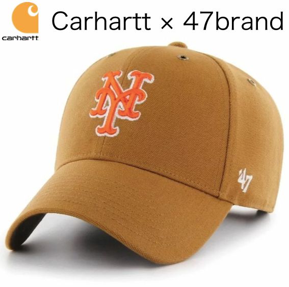 数量限定 Carhartt × 47BRAND メッツ キャップ NY - メルカリ