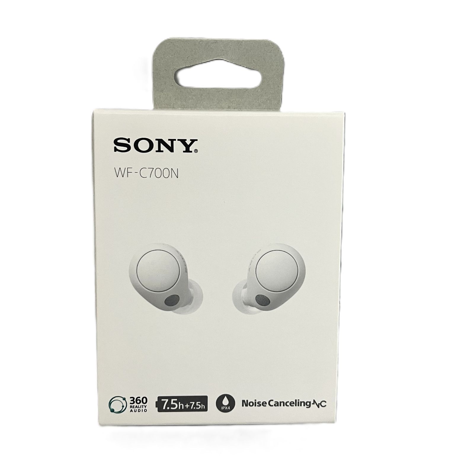 ソニー SONY 完全ワイヤレスイヤホン WF-C700N WZ ホワイト ノイズキャンセリング搭載 軽量 小型設計 IPX4防滴性能 急速充電対応 クリアな通話性能