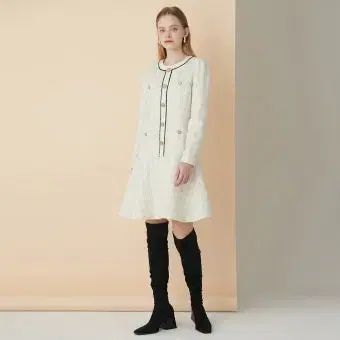 サテン SATIN 22年 ツイード ONE PIECE