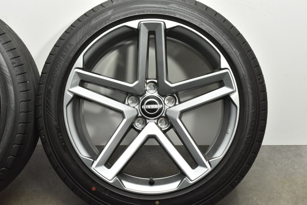 美品 バリ溝】ニッサン RZ34 フェアレディZ 純正 18in 9J +34 +