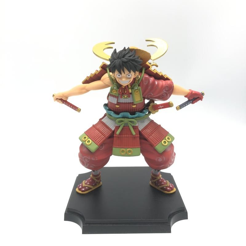 中古】一番くじ B賞 鎧武装 ルフィ太郎 フィギュア ワンピース ワノ国