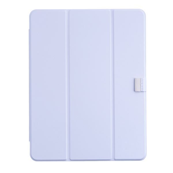 Digio2 iPad Air M2 13インチ用 マグネット分離式 衝撃吸収ケース TBC-IPA24301PUR パープル